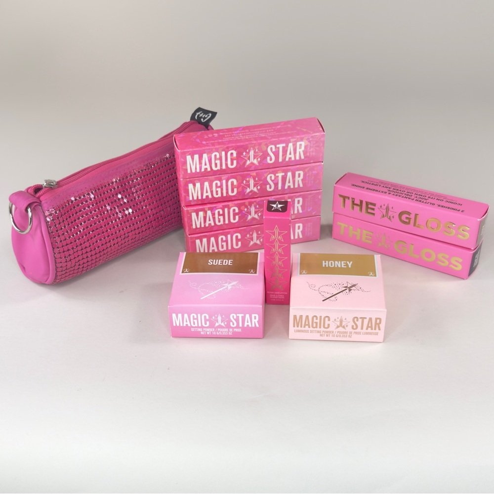 NEW Jeffrey Star BUNDLE Makeup plus Clutch